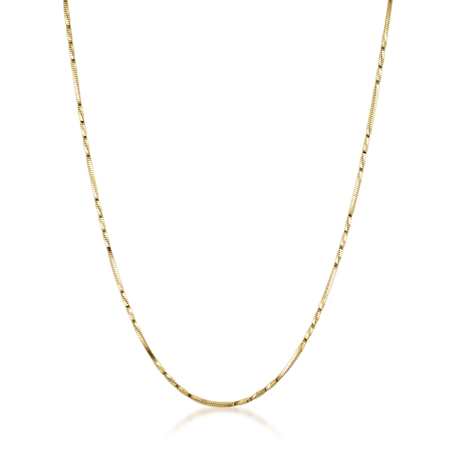 14k gold filled twist unique timeless dainty statement snake chain necklace