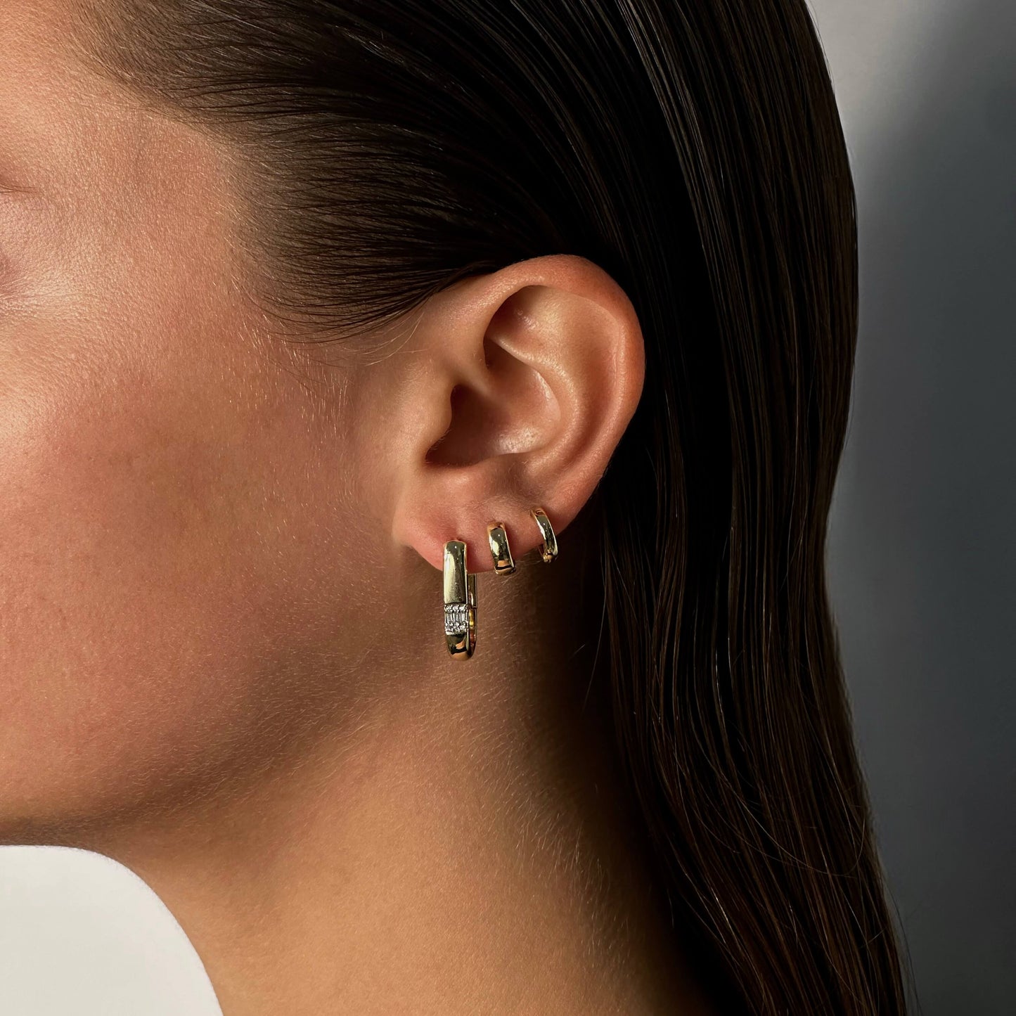 Linear Pavé Earrings
