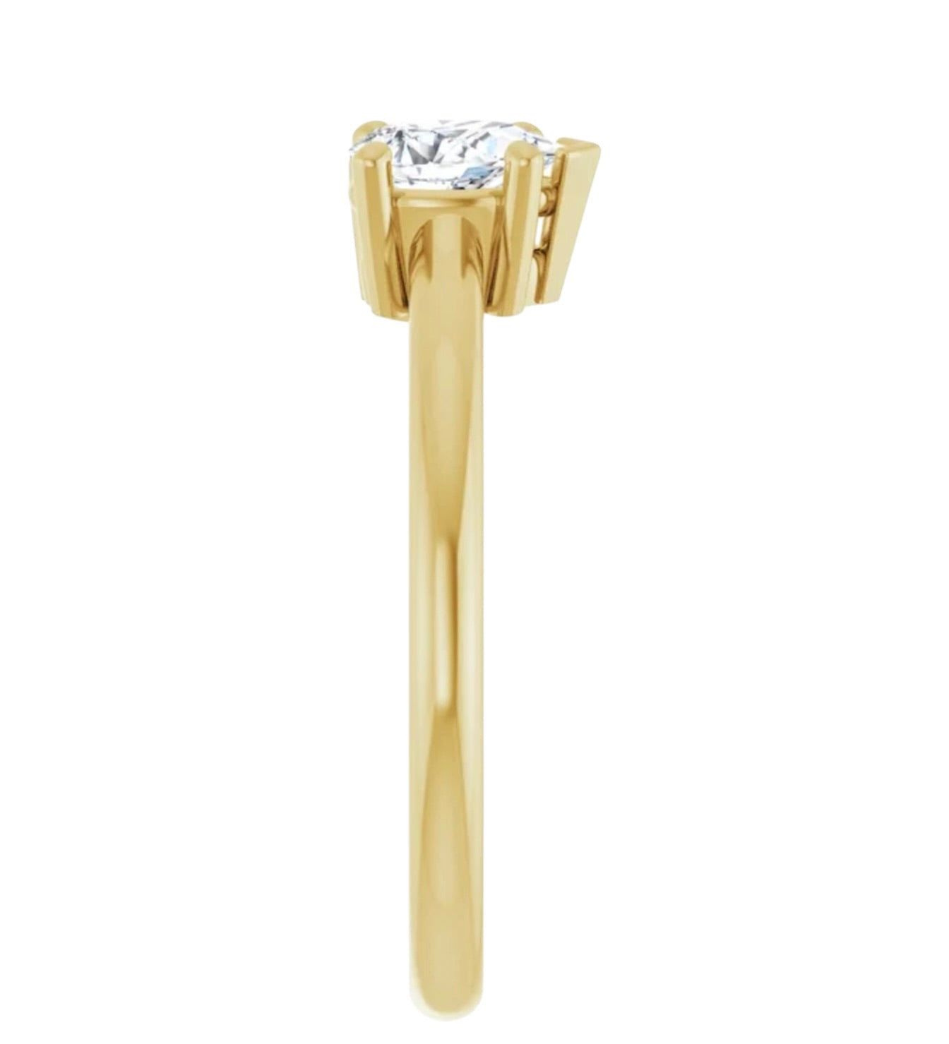 14k Double Pear Diamond Ring