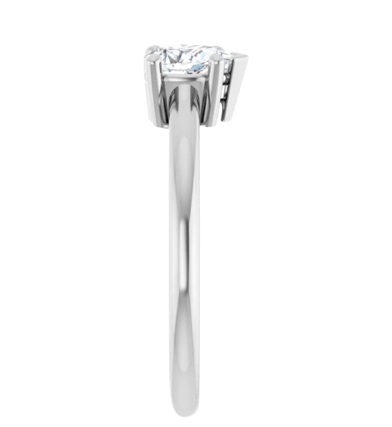 14k Double Pear Diamond Ring