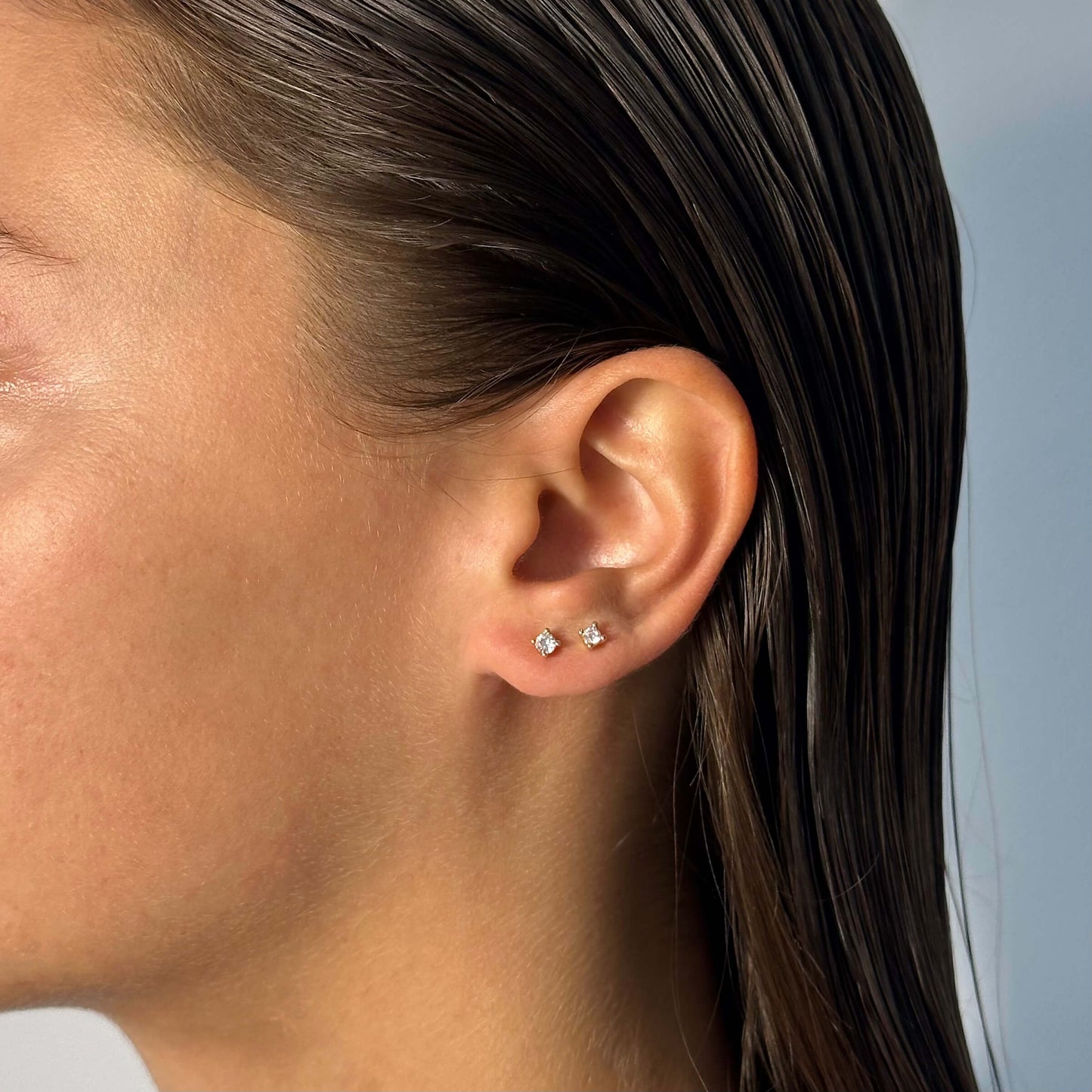 CZ Diamond Studs