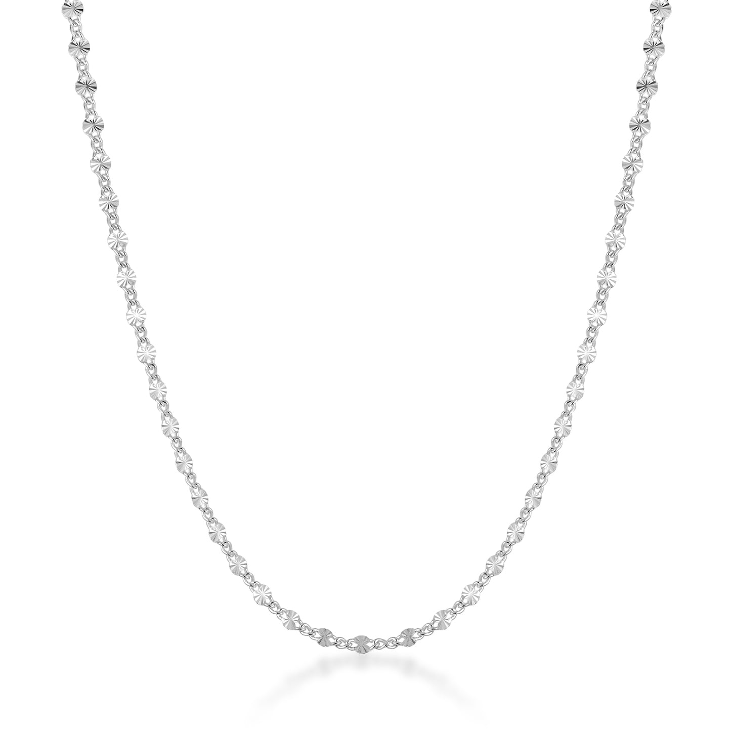 dainty detailed sterling silver necklace