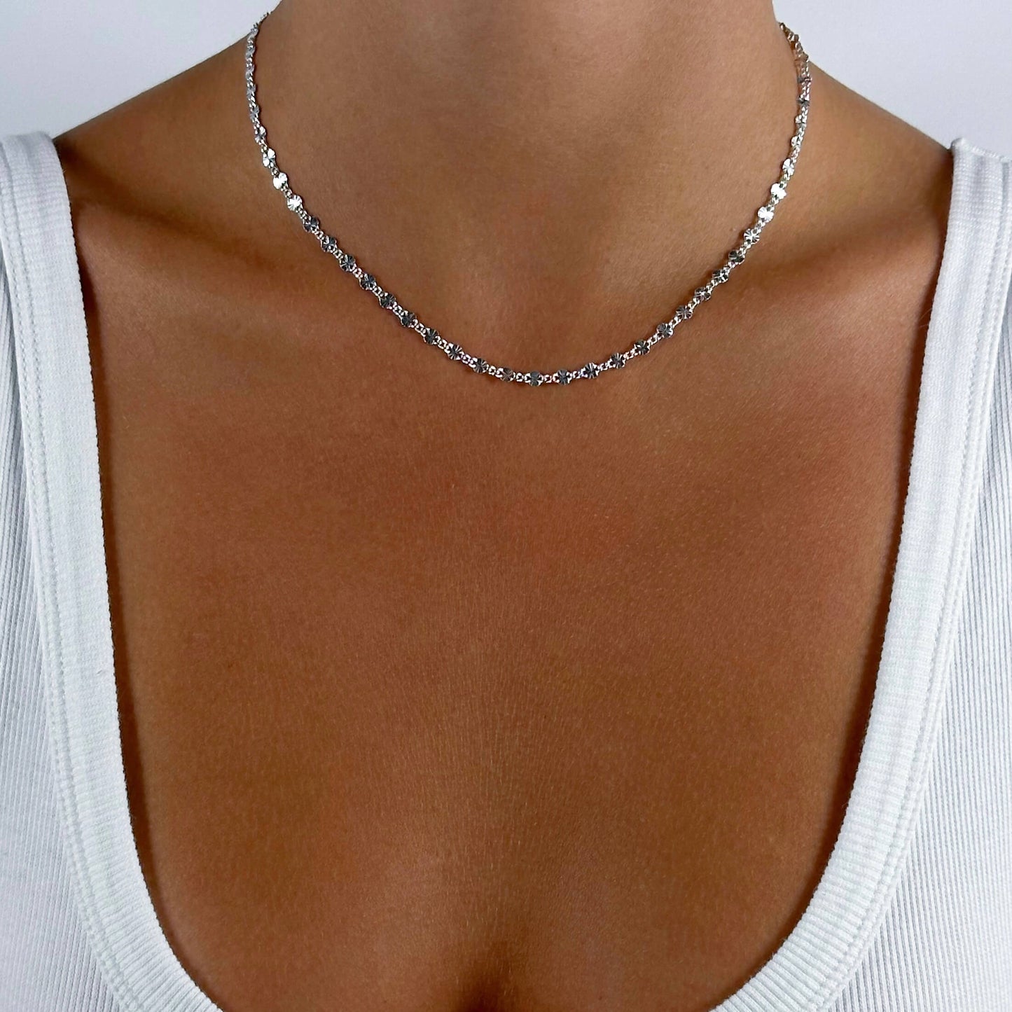 Detailed Cable Necklace