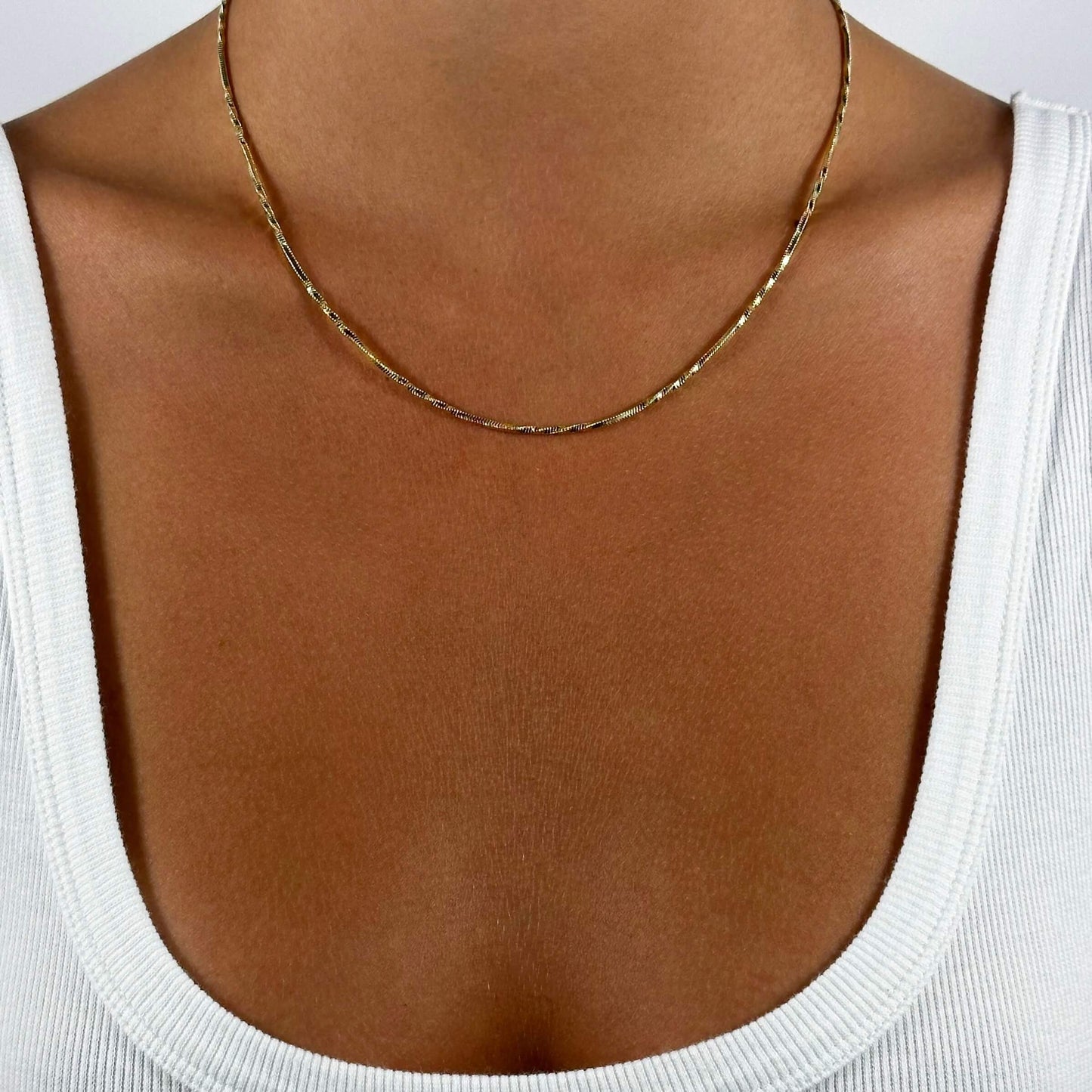 Twist Snake Necklace