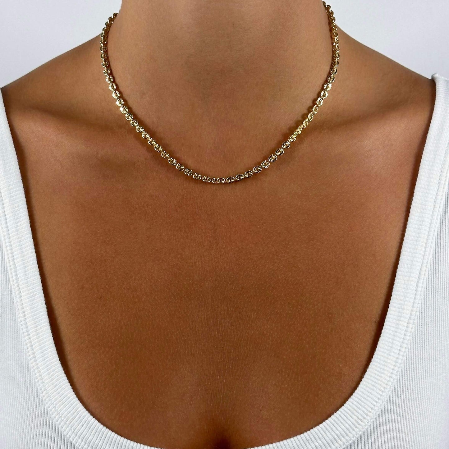 Vintage Textured Necklace