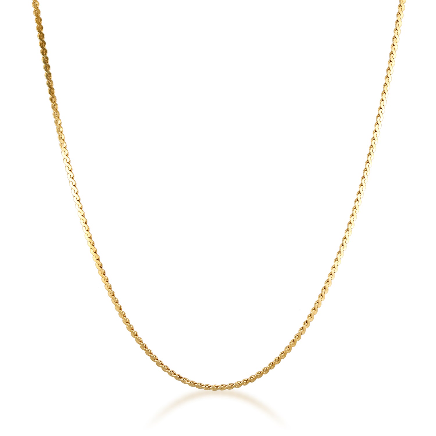 14k gold filled statement dainty timeless classic scroll chain necklace 