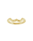 14k Double Pear Contour Band