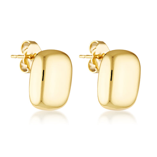 Rectangle Dome Earrings