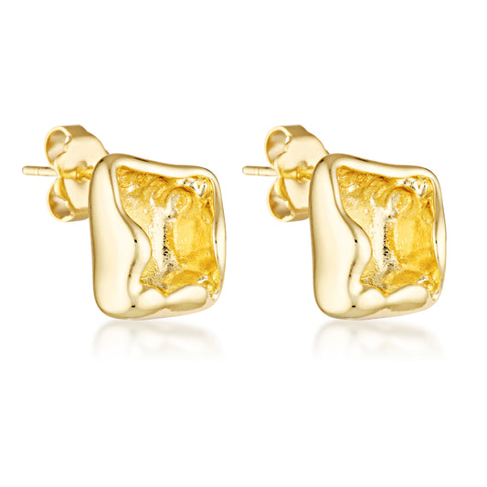 Molten Square Earrings