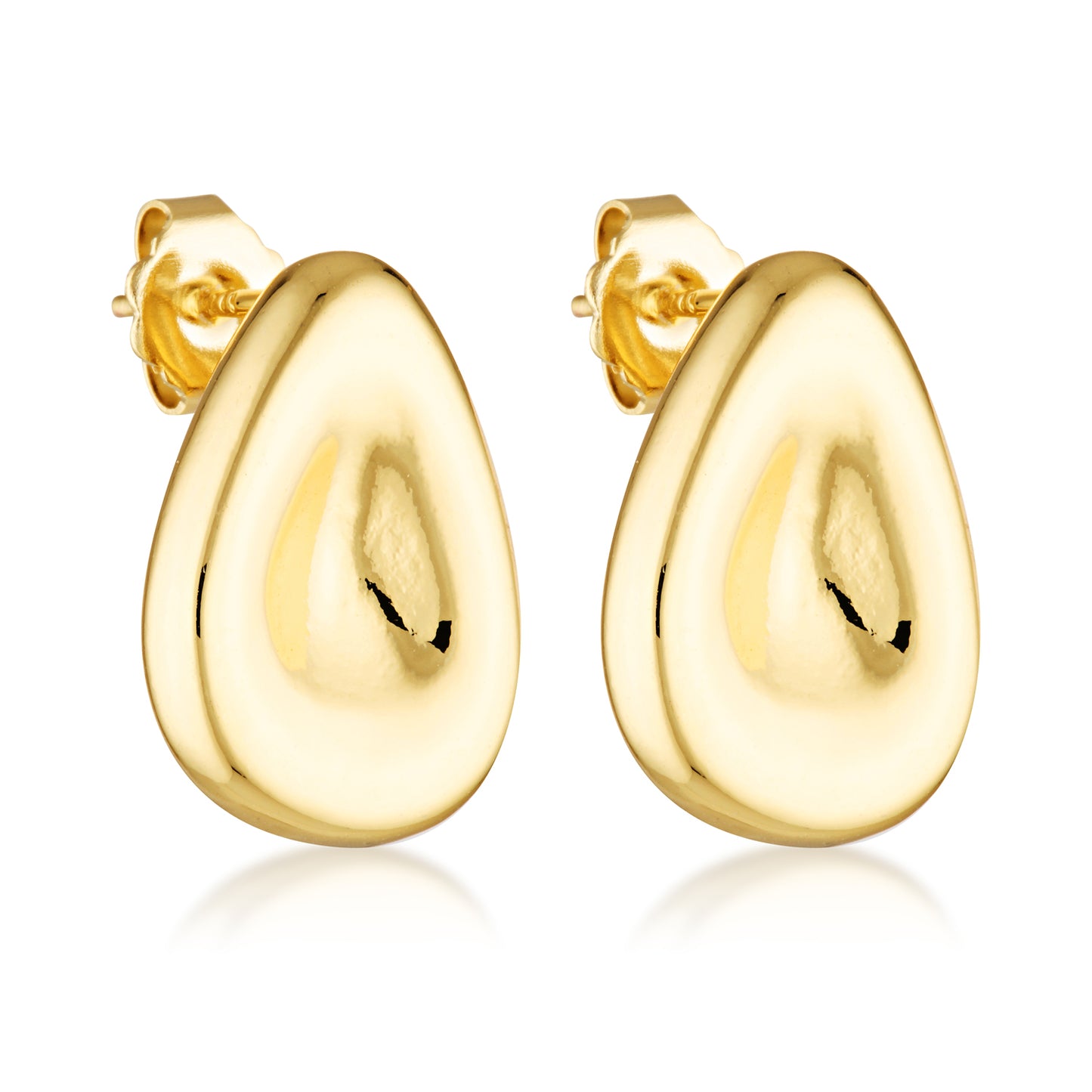 Sunken Teardrop Earrings