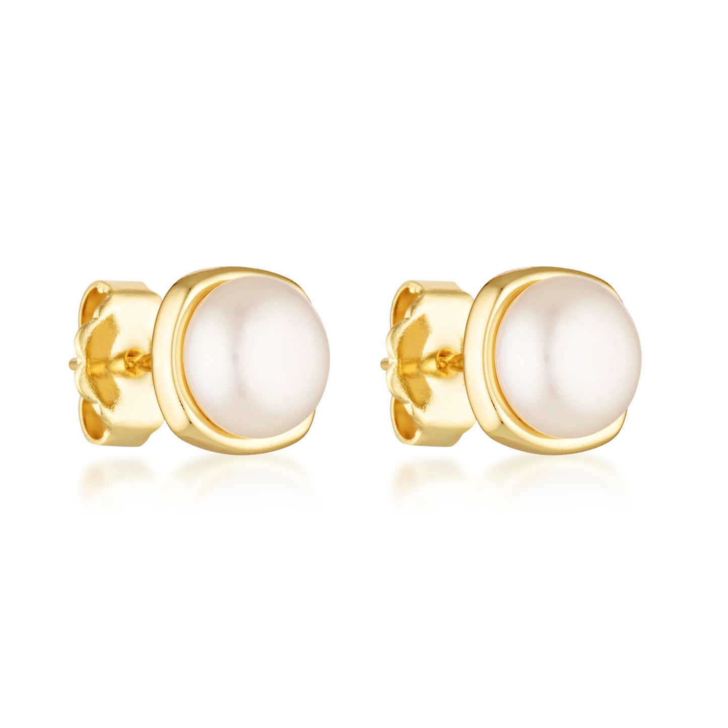 Pearl Studs - Gold