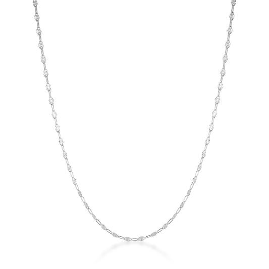 Patterned Cable Necklace