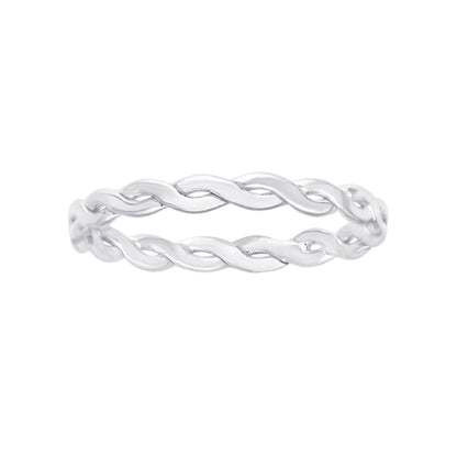 Woven Ring - Silver
