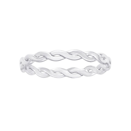 Woven Ring - Silver