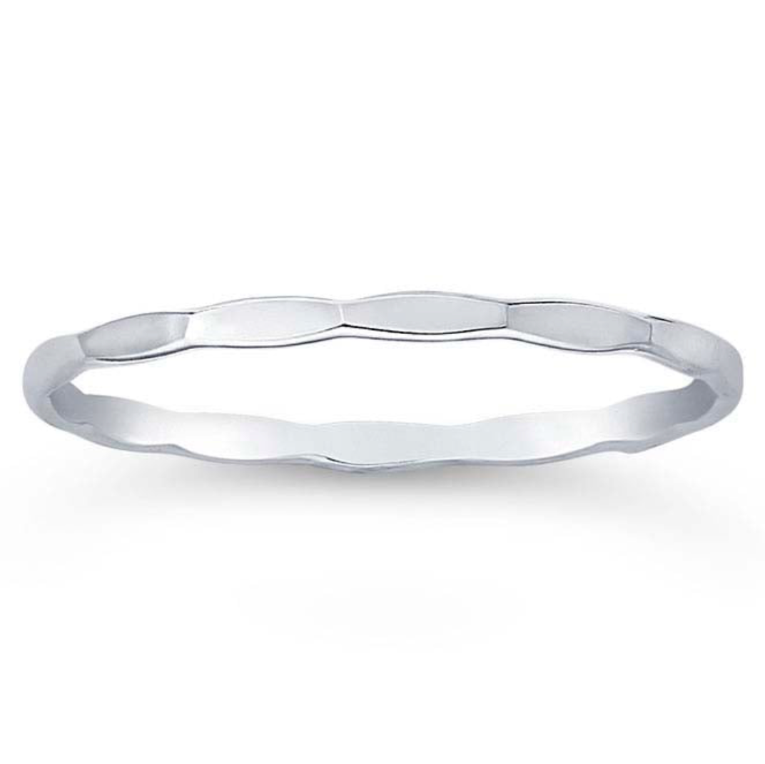 Faceted Ring - Silver