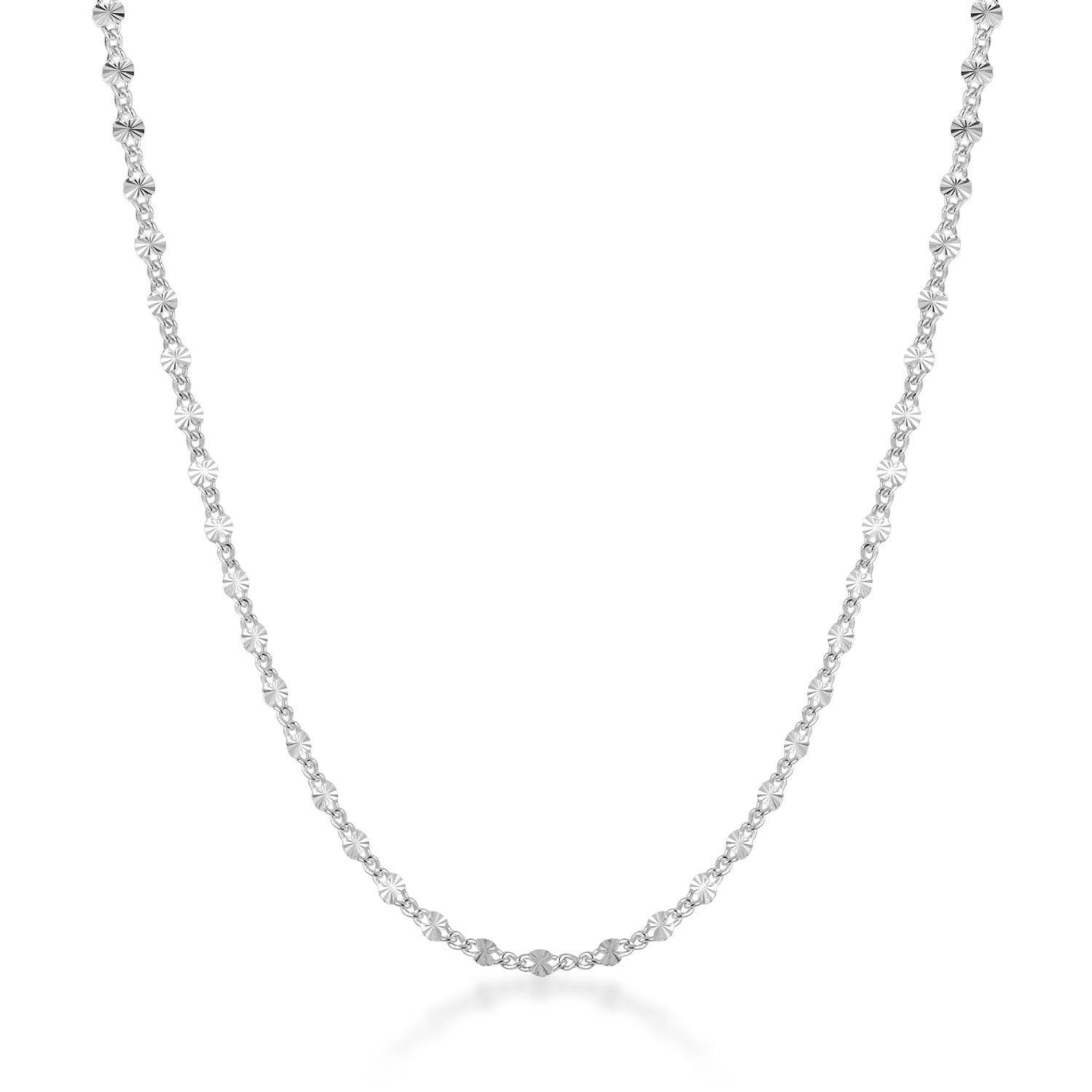 dainty detailed sterling silver necklace