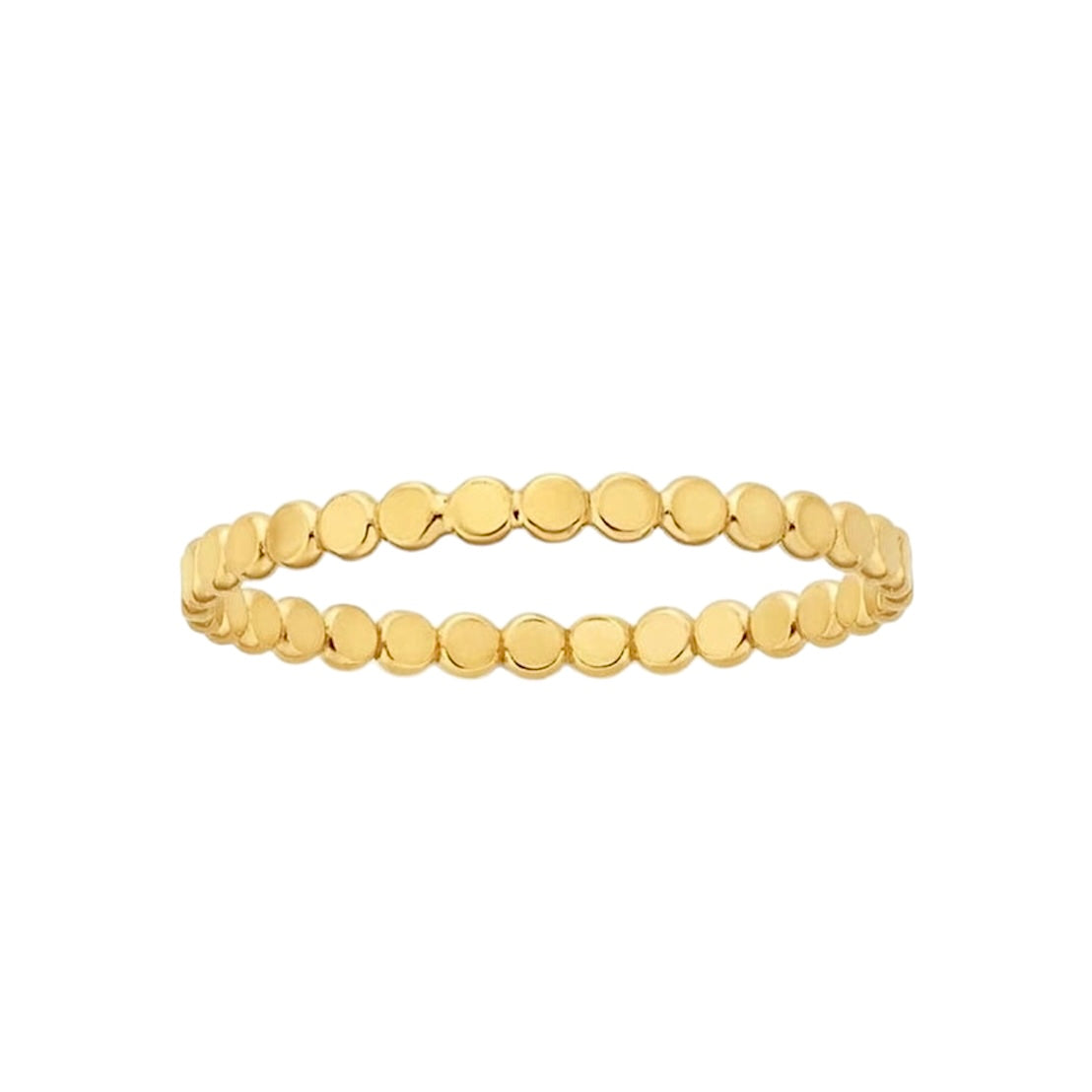 gold filled beaded ring