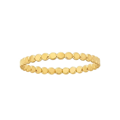 gold filled beaded ring