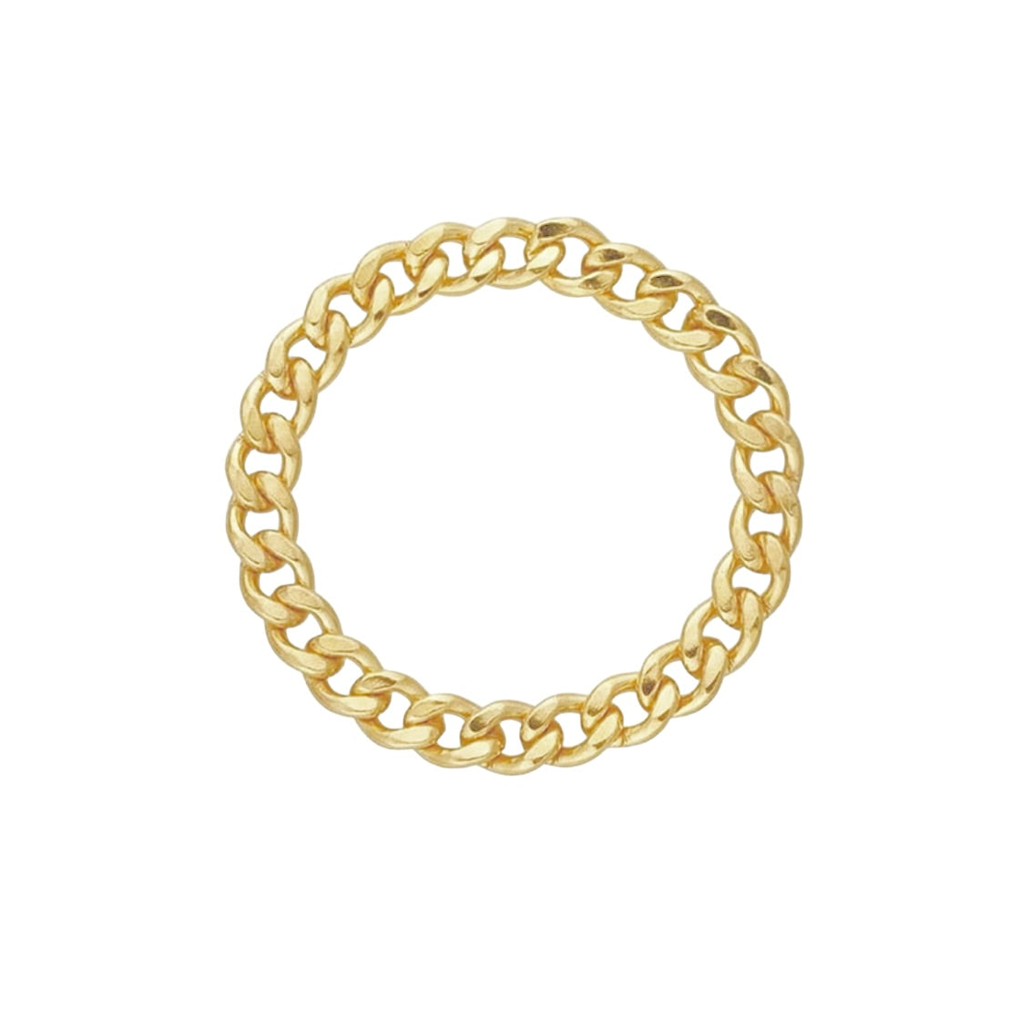 gold filled chain ring 