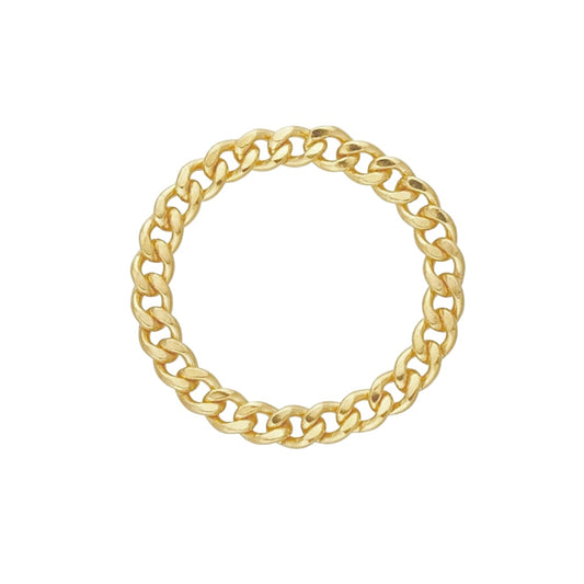 gold filled chain ring 