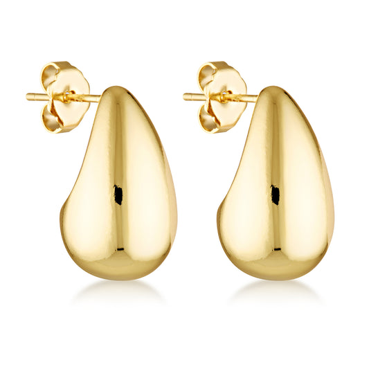 gold filled classic teardrop earrings