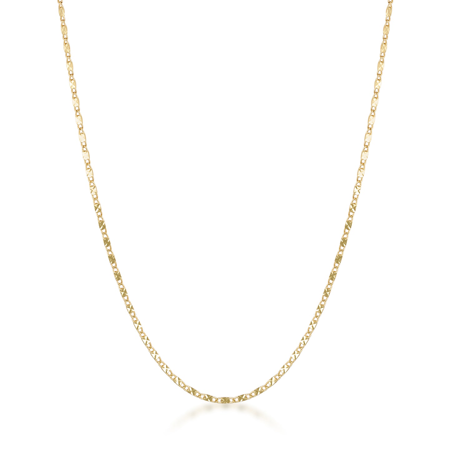 gold filled dainty cross scroll necklace