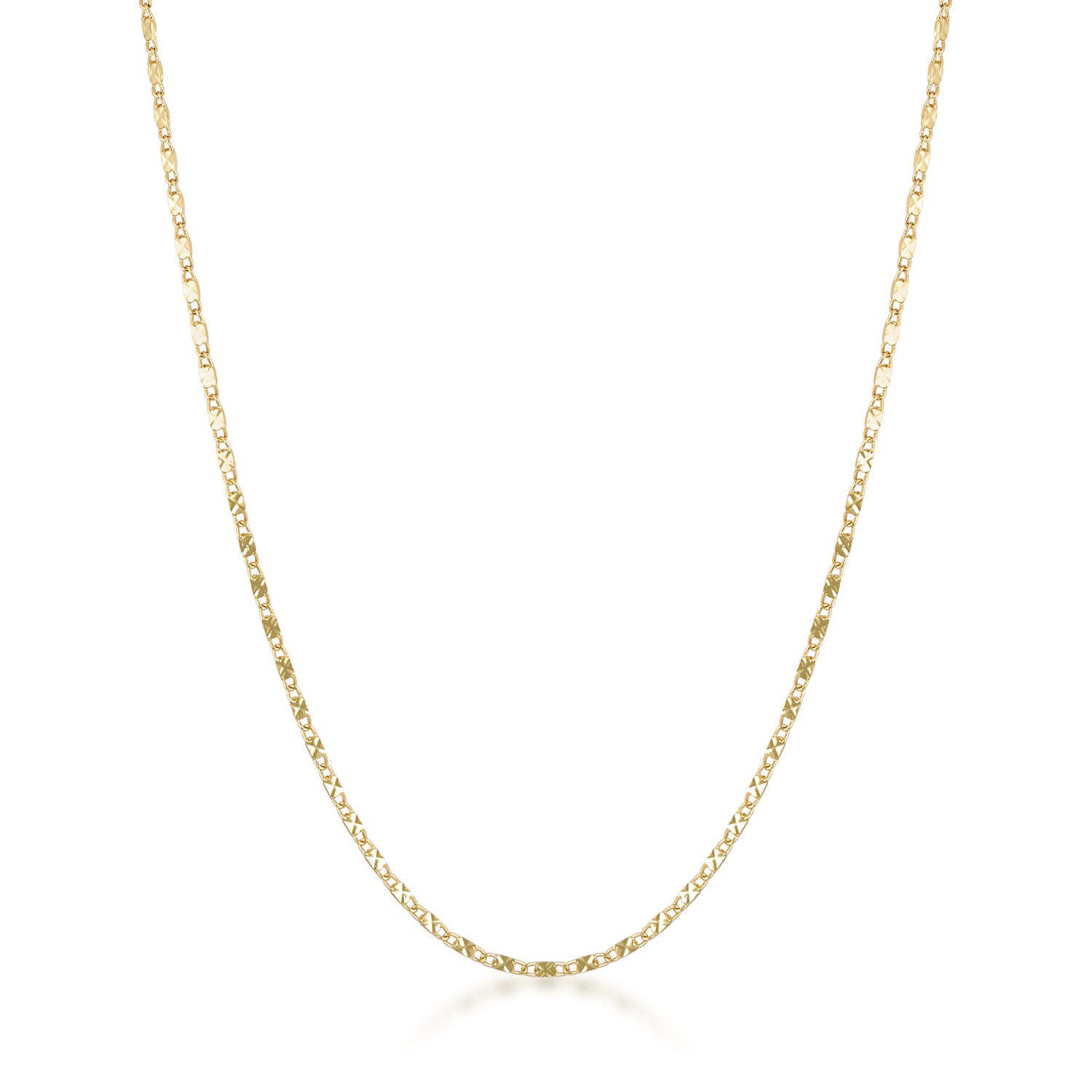 gold filled dainty cross scroll necklace