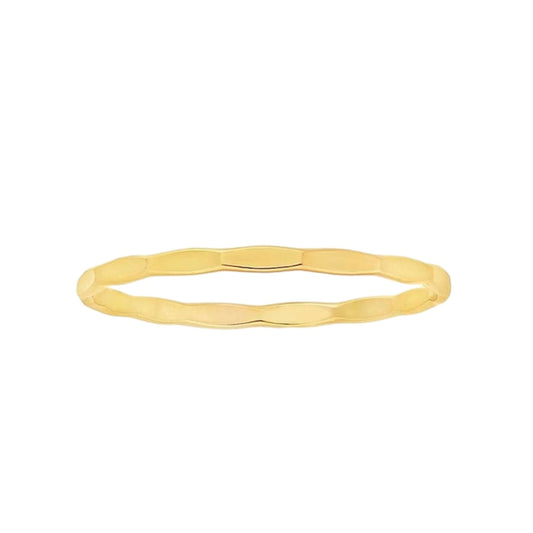 gold filled faceted ring