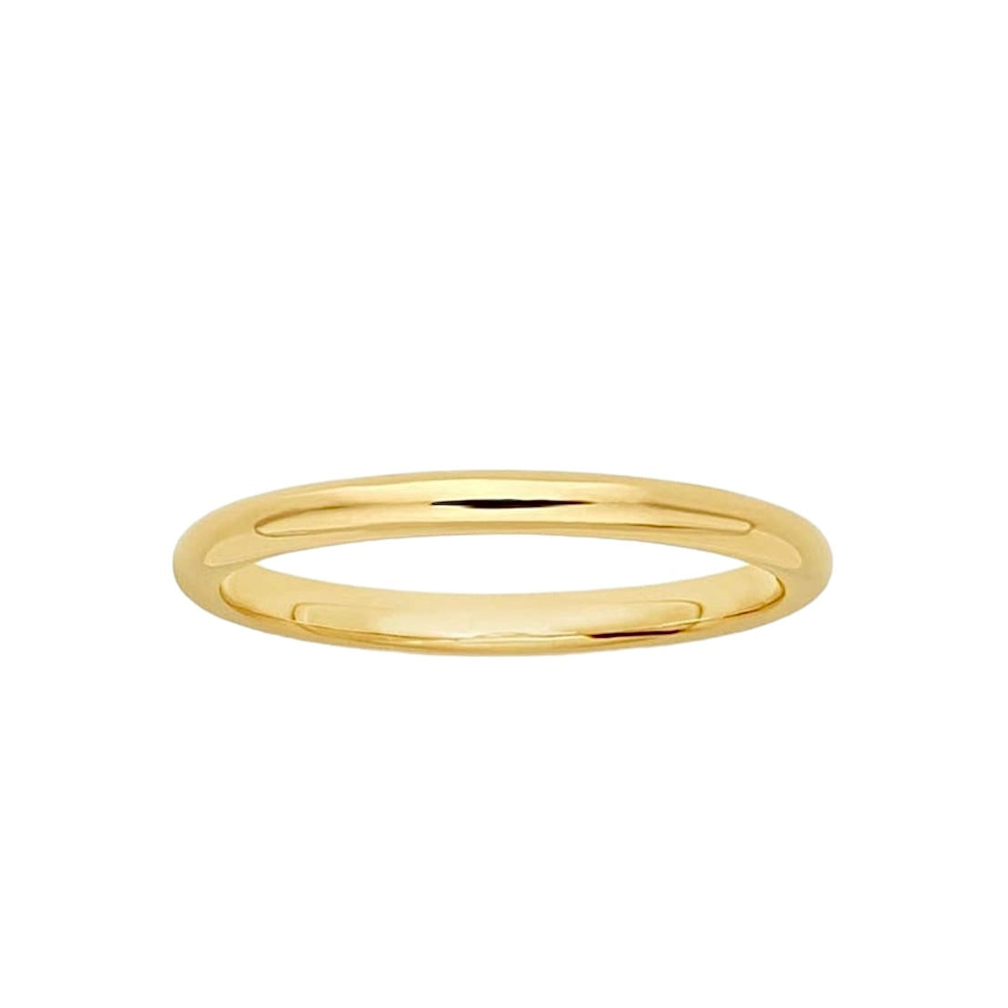 gold filled plain band ring