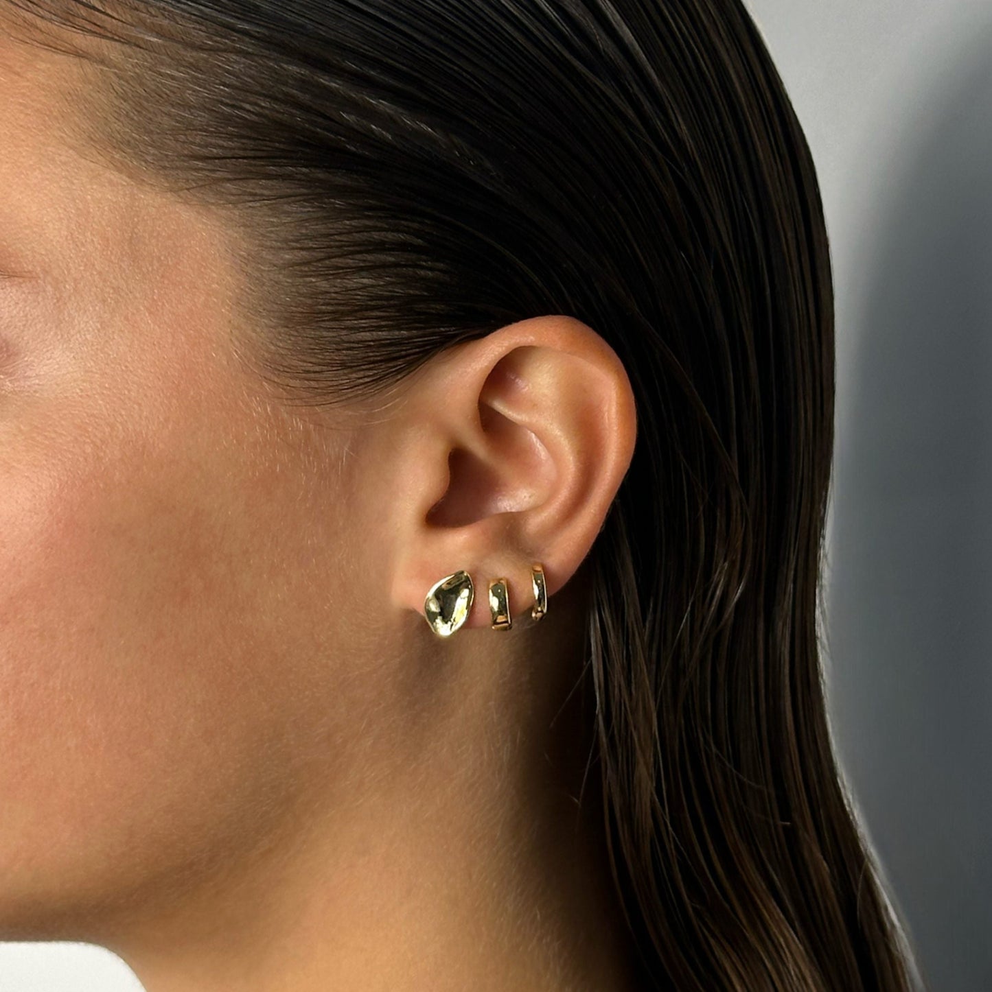 Sunken Drop Earrings