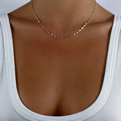 Patterned Cable Necklace