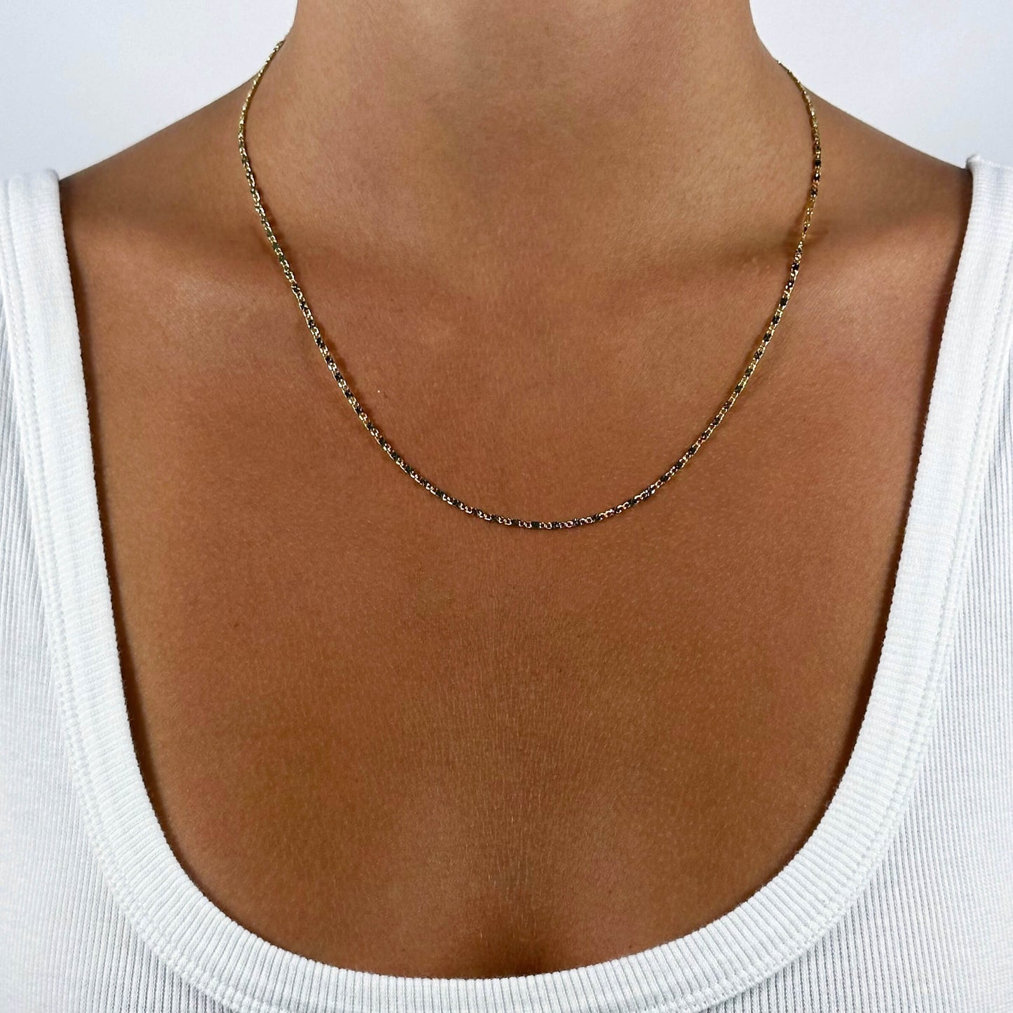 Patterned Scroll Necklace