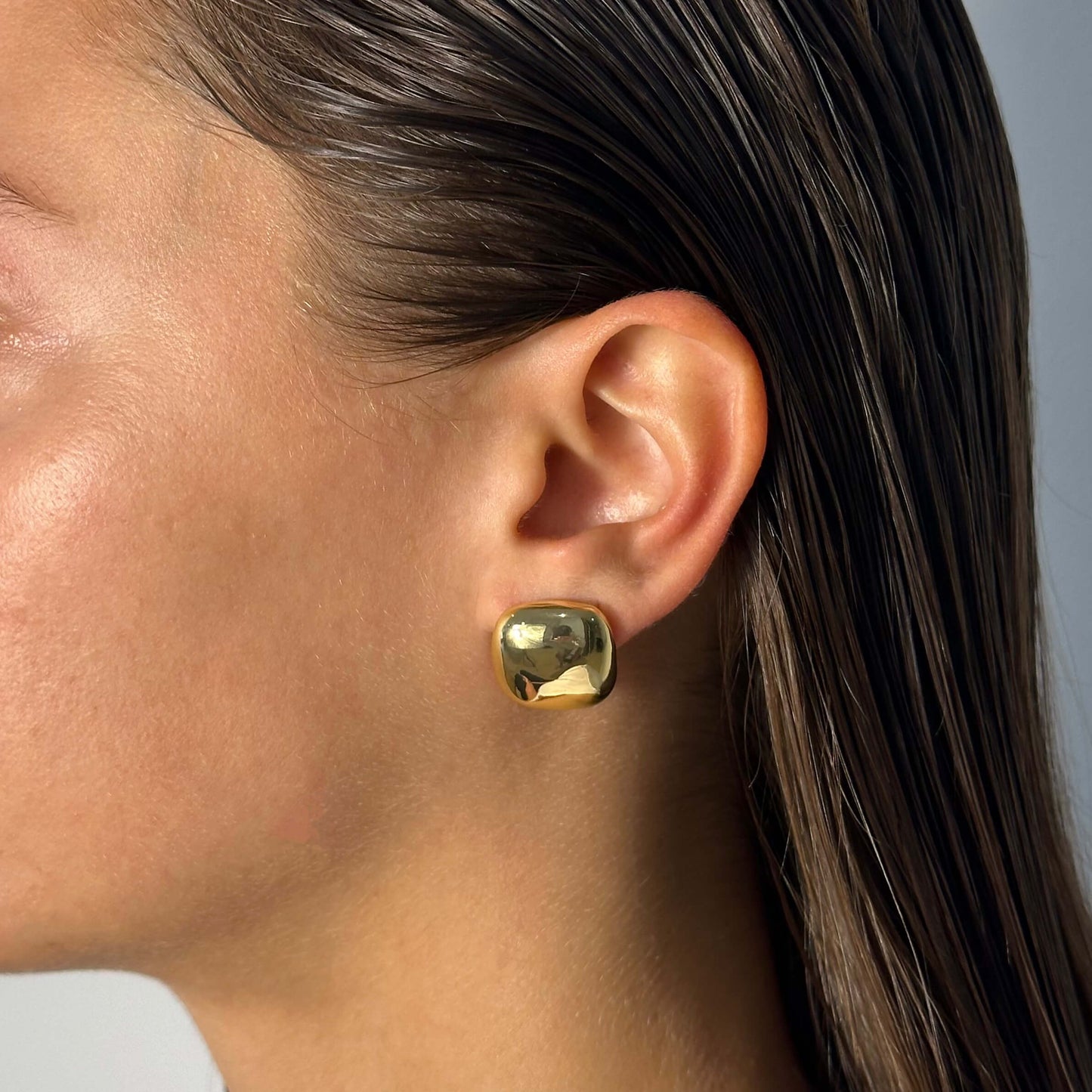 Square Dome Earrings
