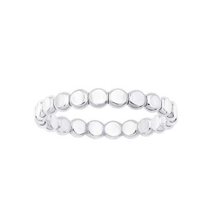 sterling silver beaded ring