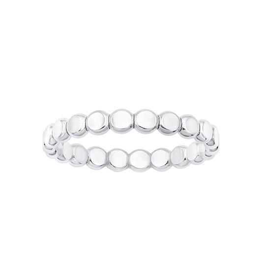sterling silver beaded ring