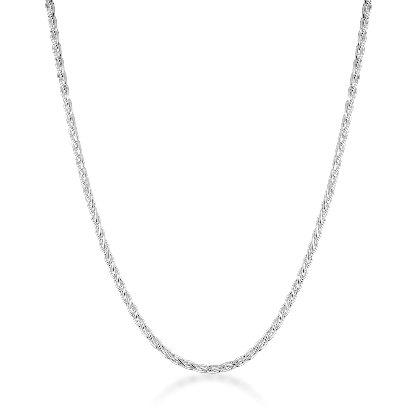 sterling silver statement classic timeless dainty wheat foxtail chain necklace